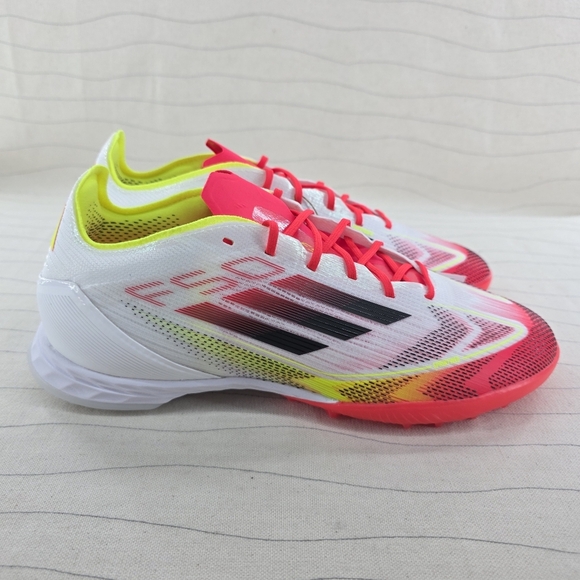 Adidas Mens F50 Pro TF Soccer Turf Cleats White/Multicolor IE1220 Size 6.5 NEW main image 8